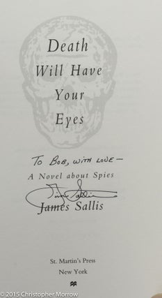 Death Will Have Your Eyes; A Novel About Spies