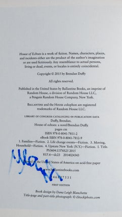House of Echoes; A Novel