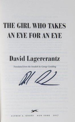 The Girl Who Takes an Eye For an Eye; A Lisbeth Salander Novel