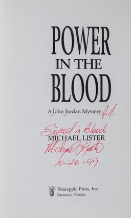 Power in the Blood; A John Jordan Mystery