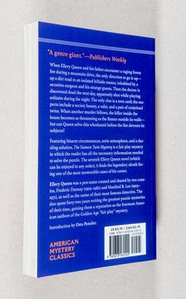 The Siamese Twin Mystery; American Mystery Classics