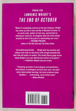 The End of October; A Novel