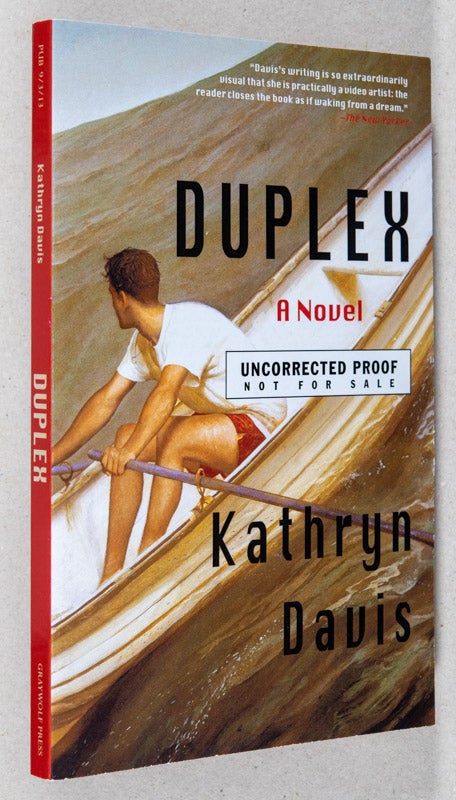 Item #0002931 Duplex; A Novel. Kathryn Davis.