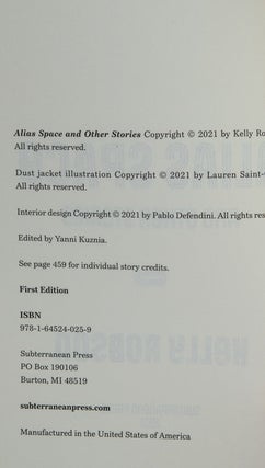 Alias Space; And Other Stories