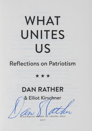 What Unites Us; Reflections on Patriotism