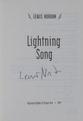 Lightning Song; A Novel