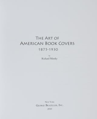 The Art of American Bookcovers 1875 - 1930