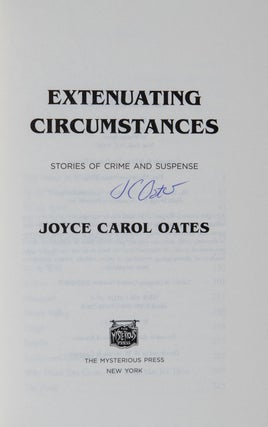 Extenuating Circumstances; Stories of Crime and Suspense