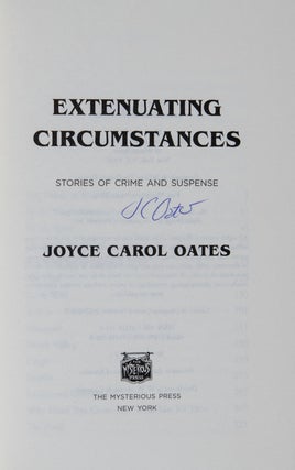 Extenuating Circumstances; Stories of Crime and Suspense