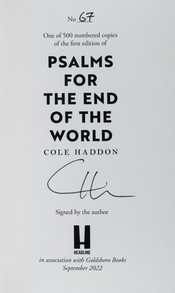 Psalms for the End of the World