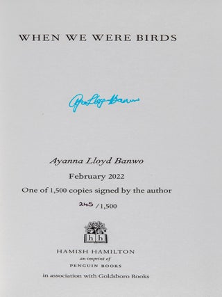 When We Were Birds
