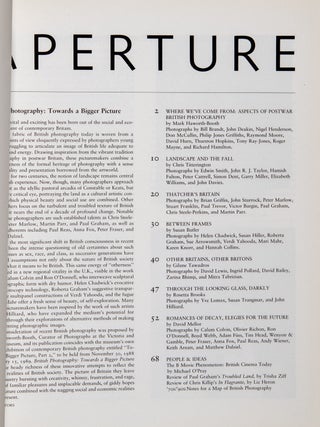 Aperture 113; British Photography: Towards a Bigger Picture