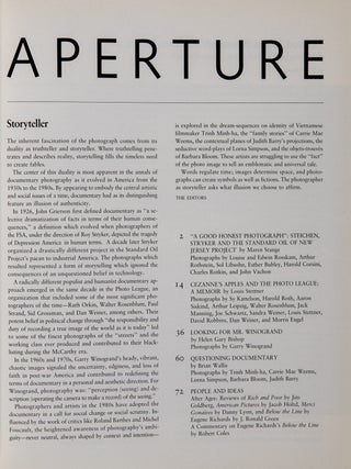 Aperture 112; Storyteller