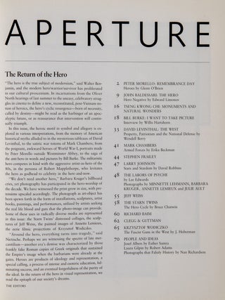 Aperture 110; The Return of the Hero