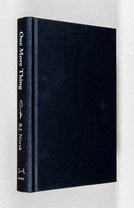 One More Thing; Stories and other Stories