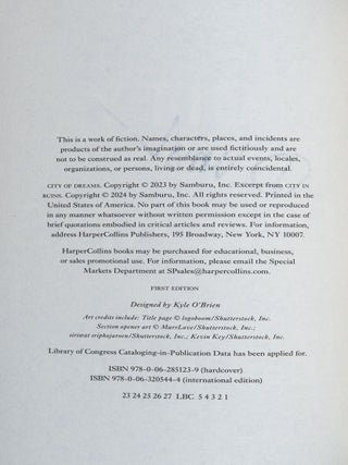 City of Dreams; A Novel