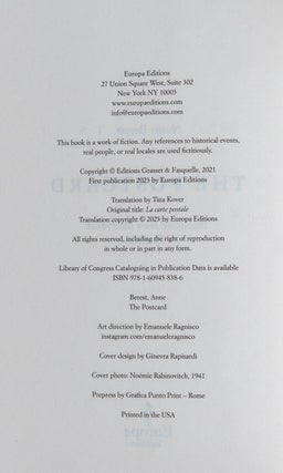 The Postcard; A Novel