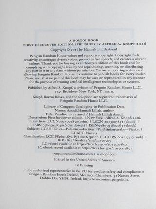 Paradiso 17; A Novel