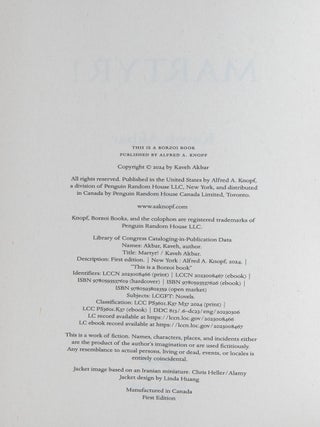 Martyr!; A Novel