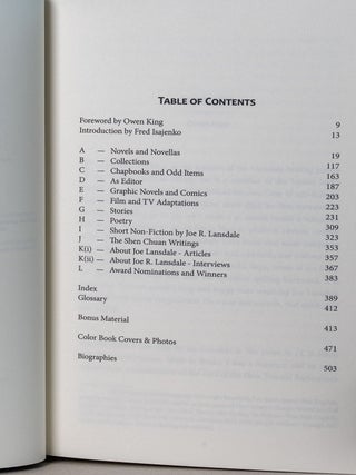 The World Lansdalean; An English Language Bibliography compliled by Fred Isajenko
