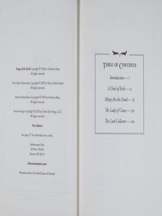 Songs of the Dark; Short Fiction From the World of Raven's Shadow