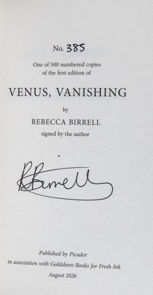Venus, Vanishing