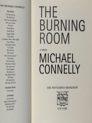 The Burning Room; A Novel