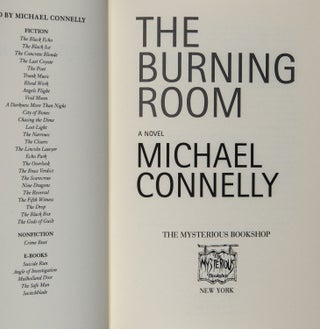 The Burning Room; A Novel