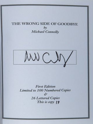 The Wrong Side of Goodbye; A Bosch Novel