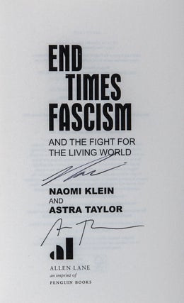 End Times Fascism; And the Fight for the Living World